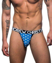 Andrew Christian Jockstrap Ghost Jocks Almost Naked Pouch Blue 90784 10 - SexyMenUnderwear.com