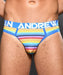 Andrew Christian Jockstrap Sunset Stripe Locker Room Jock Pride Rainbow 92062 28 - SexyMenUnderwear.com