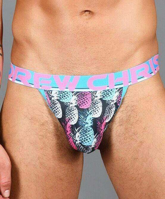 Andrew Christian mens Jock Tropical Resort Pineapple Jockstraps 91480 1 - SexyMenUnderwear.com
