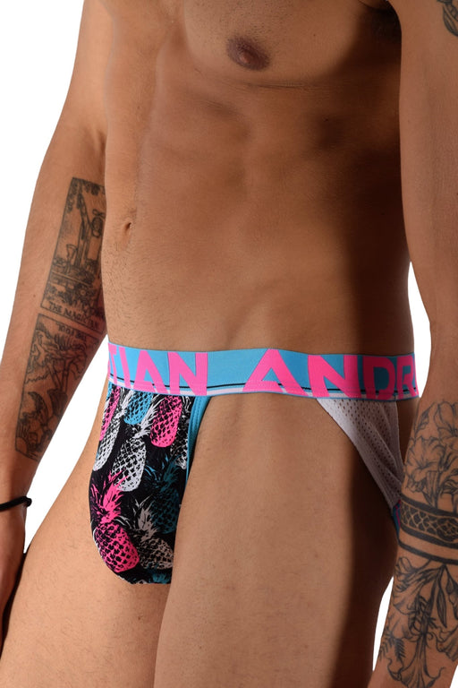 Andrew Christian mens Jock Tropical Resort Pineapple Jockstraps 91480 1 - SexyMenUnderwear.com