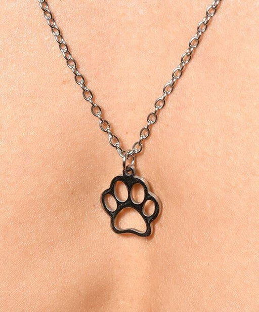 ANDREW CHRISTIAN Paw Necklace Center-Charm Silver Chain 8740 7 - SexyMenUnderwear.com