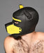 Andrew Christian Puppy Play Hood Trophy Boy Stretchy Neoprene Dog Mask Yell/Black - SexyMenUnderwear.com