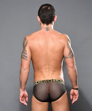 Andrew Christian Sexy Mesh Brief With Golden Strap Sexiness Simplified 92197 38 - SexyMenUnderwear.com
