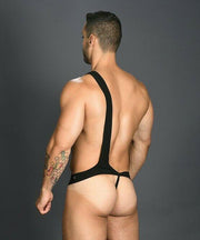 Andrew Christian Singlet Entice One Piece Sling Ttring Sleek Black 91024 20 - SexyMenUnderwear.com