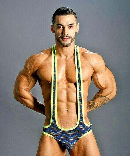 Andrew Christian Singlet Pride Electro Star One-Piece Slingstring kit 91055 12 - SexyMenUnderwear.com