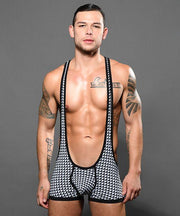 Andrew Christian Singlet Shimering Stud Sparkly Silver 92216 38 - SexyMenUnderwear.com