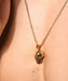 ANDREW CHRISTIAN Skull Necklace Center-Charm Gold Chain Design 8738 7 - SexyMenUnderwear.com