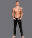 Andrew Christian Slick Skinny Pants Shiny Black Slimming Form-Fitting 6650 - SexyMenUnderwear.com