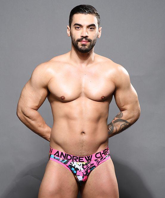 Andrew Christian Splatter Brief Jock Combo Abstract Design 91981 35 - SexyMenUnderwear.com