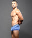 Andrew Christian Sports Boxer Active Stylish Gym Athletic Support Blue 92699 - SexyMenUnderwear.com