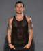 Andrew Christian Tank Golden Mesh Sport Metalic Yarns See-Through 2845 67 - SexyMenUnderwear.com