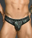 Andrew Christian Thong Disco Animal Tangas Enhancing Pouch Shiny Black 91016 31 - SexyMenUnderwear.com
