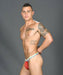 Andrew Christian Thong Pride Mesh Rainbow Y-Back Tangas Red 91051 31 - SexyMenUnderwear.com