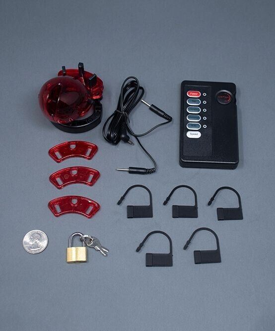 Andrew Christian Trophy Boy C-Cage Zapper Red 8781 37 - SexyMenUnderwear.com