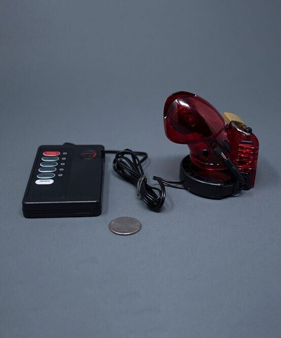 Andrew Christian Trophy Boy C-Cage Zapper Red 8781 37 - SexyMenUnderwear.com