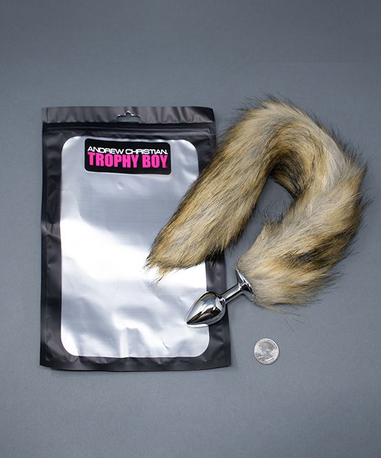 Andrew Christian Trophy boy Foxy furry Tail Butt Plug 8792 47 - SexyMenUnderwear.com