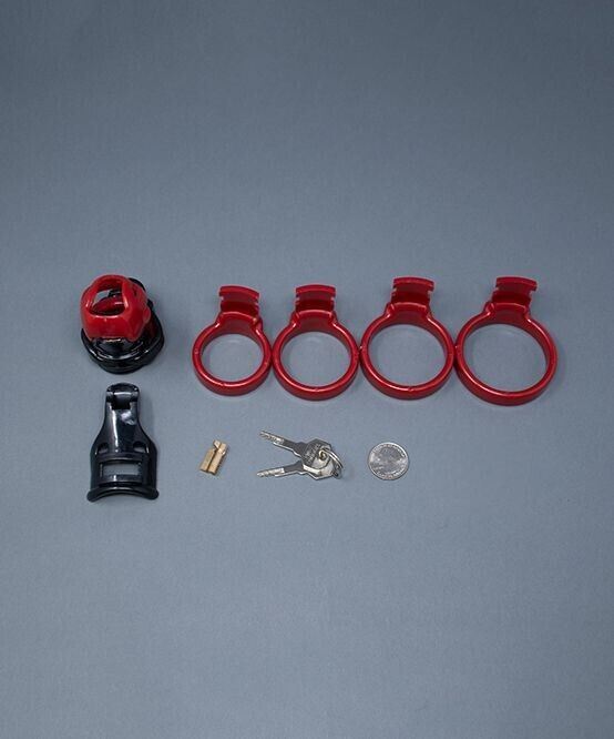 Andrew Christian Trophy Boy Small Chastity C-Cage O/S Red 8769 37 - SexyMenUnderwear.com