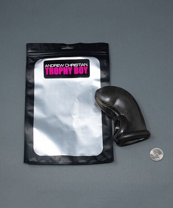 Andrew Christian Trophy Boy Stretchy C-Cage Easy-To-Grip Grey 8768 41 - SexyMenUnderwear.com