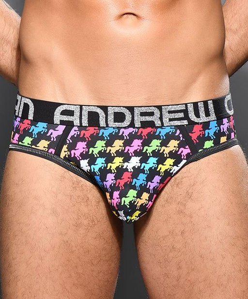 Andrew Cristian Brief Unicorn Majestic Rainbow Fashion Slip 92057 32 - SexyMenUnderwear.com