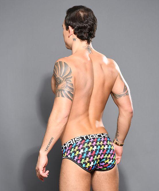Andrew Cristian Brief Unicorn Majestic Rainbow Fashion Slip 92057 32 - SexyMenUnderwear.com