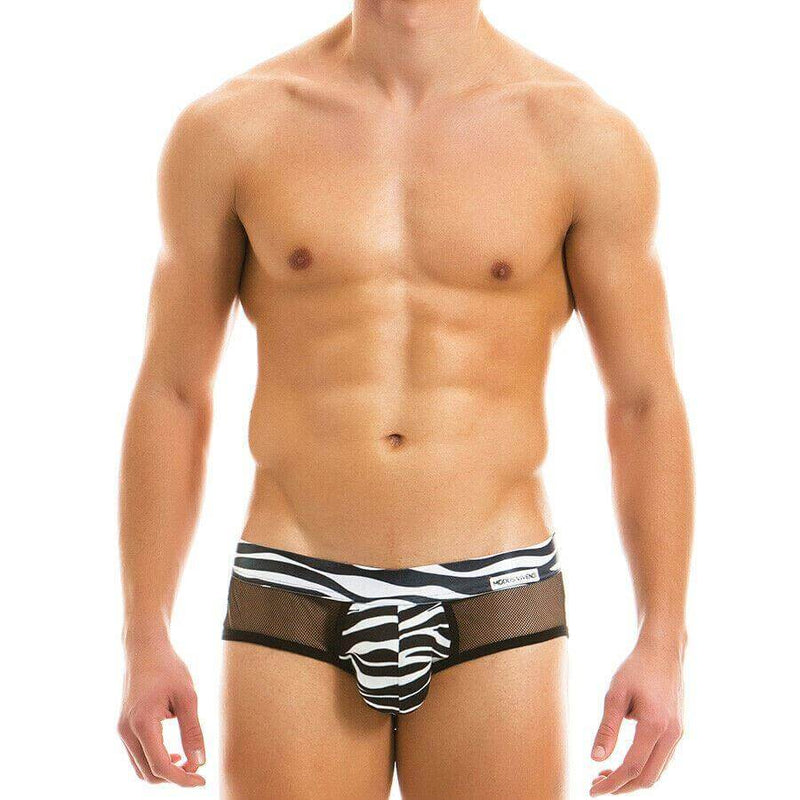 Animal Collection Brief Modus Vivendi Sensual C-Through Briefs ZEBRA 14915 43 - SexyMenUnderwear.com