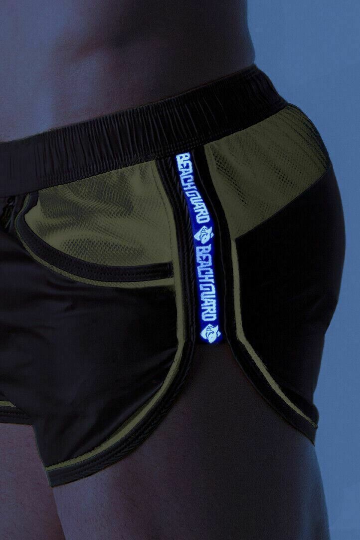 Beach Guard Swimwear MASKULO Swim-Short Tear-Proof Contrast Mesh SW0802-91 32 - SexyMenUnderwear.com