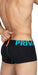 Boxer Private Structure Modality Trunks Black/Turquoise 4182 53 - SexyMenUnderwear.com