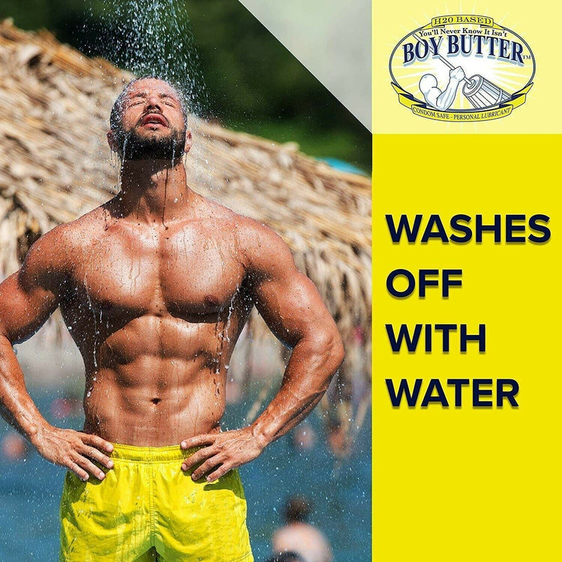 BOY BUTTER H20 Water-Based Lubricant Organic Shea Butter & VitamineE 8oz 1 - SexyMenUnderwear.com