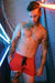 BREEDWELL Cruiser Short Perforated Fully Lined Shorts Secret Pockets Red - SexyMenUnderwear.com
