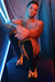 BREEDWELL DayCrawler Long Socks Soft Nylon in Neon Orange 13B - SexyMenUnderwear.com