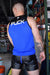 BREEDWELL DOMINATOR Tank Top Soft Athletic Mesh Leather-Look Fetish Tanktop Blue 17 - SexyMenUnderwear.com
