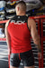 BREEDWELL DOMINATOR Tank Top Soft Athletic Mesh Leather-Look Fetish Tanktop Red 17 - SexyMenUnderwear.com