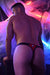 BREEDWELL HEX Thongs Sheer Mesh Panels Knit Jersey Stretchy Thong Red 21 - SexyMenUnderwear.com