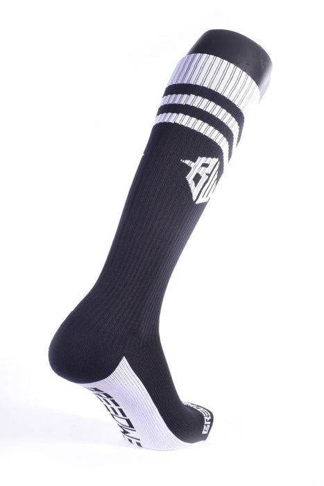 BREEDWELL High Knee Socks HEX Soft & Comfy Long Sock Black - SexyMenUnderwear.com