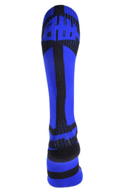 BREEDWELL Infinity Socks Ultra Luxurious Knee-High Sock Logo Stripes Blue - SexyMenUnderwear.com