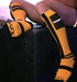 BREEDWELL Infinity Socks Ultra Luxurious Knee-High Sock Logo Stripes Yellow - SexyMenUnderwear.com