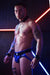 BREEDWELL Jock AXEL Lined Jockstrap With Sheer Mesh Pouch Blue 24 - SexyMenUnderwear.com
