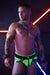 BREEDWELL Jock AXEL Peek-A-Boo Effect Lined Jockstrap Mesh Pouch Neon Green 19 - SexyMenUnderwear.com