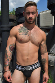 BREEDWELL Jock CUMDUMP Old-School Woven Jockstrap Classic Black 6 - SexyMenUnderwear.com