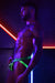 BREEDWELL Jock Hybred Lightweight Neoprene Knit Jockstrap in Neon Green - SexyMenUnderwear.com