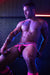 BREEDWELL Jockstrap Crossover Reflector Jock With Two D-Rings Neon Pink 2 - SexyMenUnderwear.com