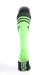 BREEDWELL Knee High Socks HEX Soft UV Blacklight Sock Neon Green - SexyMenUnderwear.com