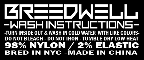 BREEDWELL Knee Sock DayCrawler Nylon Socks White & Black 13B - SexyMenUnderwear.com