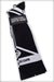 BREEDWELL Knee Socks HYBRED Bold Logo Lined Angled Black Sock - SexyMenUnderwear.com