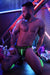 BREEDWELL "MANHOLE" Jockstrap Skinny Waistband Laser Cut Pouch Neon Green 18 - SexyMenUnderwear.com