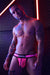 BREEDWELL Mesh Jockstrap EXPOSER Super Sexy Sheer Jock Neon Pink 1 - SexyMenUnderwear.com