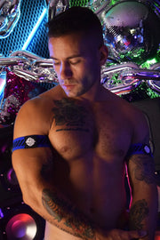 BREEDWELL Reversible Armbands Magnum Blue (1) 36 - SexyMenUnderwear.com