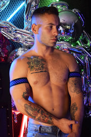 BREEDWELL Reversible Armbands Magnum Blue (1) 36 - SexyMenUnderwear.com