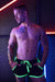 BREEDWELL Shorts Rear Ender Circuit Full Zippered Front Pockets Neon Green 17 - SexyMenUnderwear.com