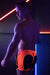 BREEDWELL Shorts Rear Ender Circuit Full Zippered Front Pockets Orange Neon 17 - SexyMenUnderwear.com